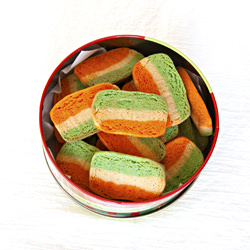 Tiranga (Tricolor) Cookies