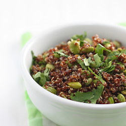 Red Quinoa with Edamame