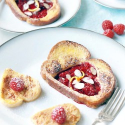 French Toast with Stewed Berries