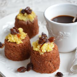 Mini Hazelnut Pastries with Cream
