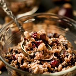 Raw, Vegan Cherry Crisp