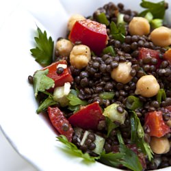 Beluga Lentil Salad