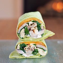 Spinach & Mushroom Egg Wrap