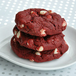 Red Velvet Cake Cookies