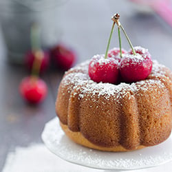 Cherry, Honey & Rum Cake