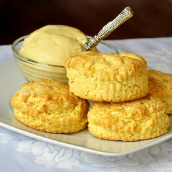 Corn Flour Biscuits & Maple Butter