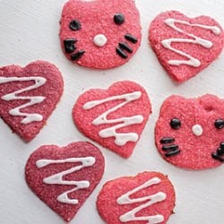 100% Whole Grain Valentines Cookies