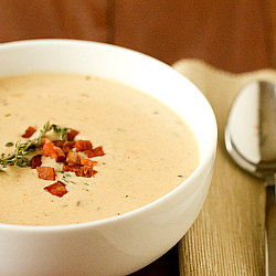 Cheddar & Ale Soup