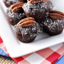 Chocolate Pumpkin Mini Cakes