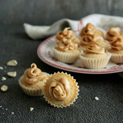 Double Peanut Cupcakes