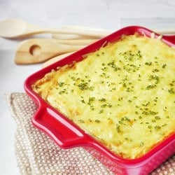 Souffle Potatoes with Chicken