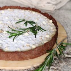 White Chocolate Rosemary Tart