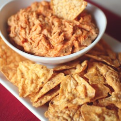 Healthy Cheesy Buffalo Chicken Dip