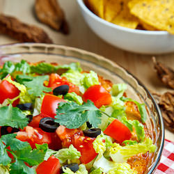 Hot Cheesy Taco Dip