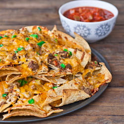 Beef and Cheese Nachos