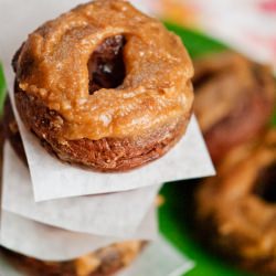Mini Chocolate Hazelnut Donuts