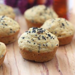 Pumpkin Black Sesame Seed Muffins