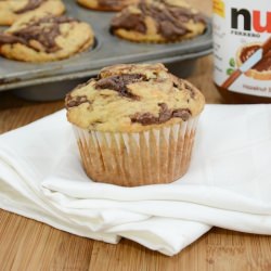 Banana Nutella Muffins