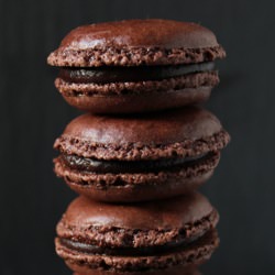 Chocolate Macarons