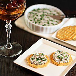 Classic Manhattan and Mushroom Pate