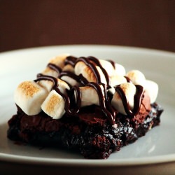 Campfire S’mores Brownies