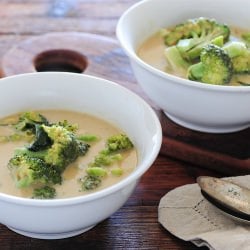 Green Curry Broccoli Soup