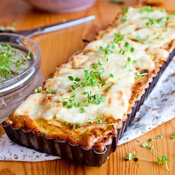 Quiche with Onions and Cheese