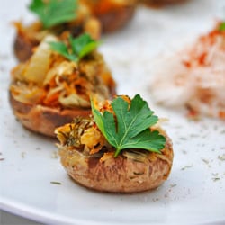 Mushrooms w/ Rice Noodles