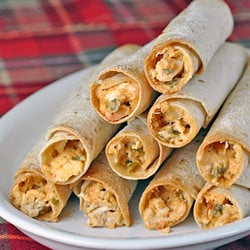 Baked Chicken Taquitos