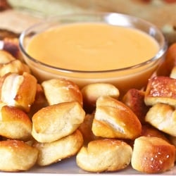 Pretzel Bites & Cheese Sauce