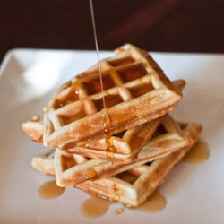 Overnight Yeasted Waffles
