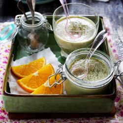 Soya Matcha Green Tea Panna Cotta
