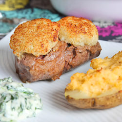 Parmesan Crusted Filet Mignon