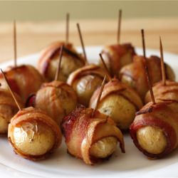 Bacon-Wrapped Potato Bites