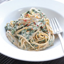 Skinny Fettuccini Alfredo