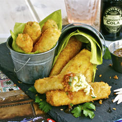 Mozzarella and Cheddar Sticks