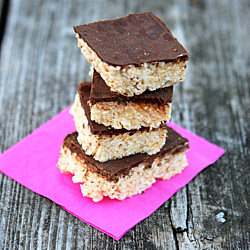Chocolate Nougat Squares