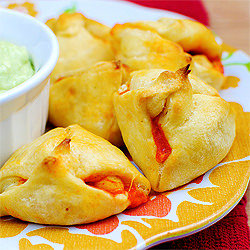 Buffalo Chicken Poppers