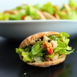 Mini Greek Salad Pita Pockets