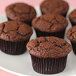 Chocolate Custard Muffins