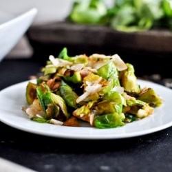 Toasted Coconut Brussels
