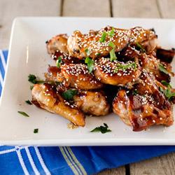 Sweet & Sticky Chicken Wings