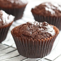 Mint-Filled Brownie Cupcakes