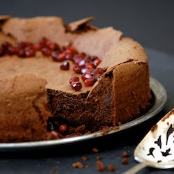Choc-Pomegranate Cake