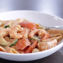 Tomato Prawn Pasta