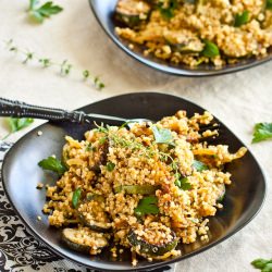 Quinoa with Zucchini & Onions