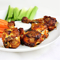 Crispy Baked Buffalo “Wings”