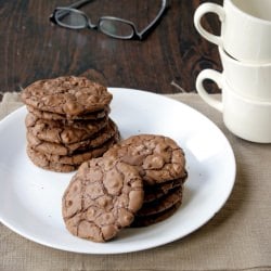 Salted Chocolate Toffee Cookies