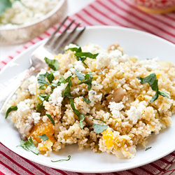 Orange Couscous with Ricotta