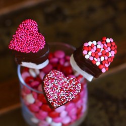 Chocolate Valentine Marshmallow Pop